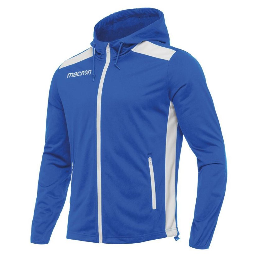 Sportovní mikina s celopropínacím zipem Macron Pan - Barva: Černá, Velikost: 3XL