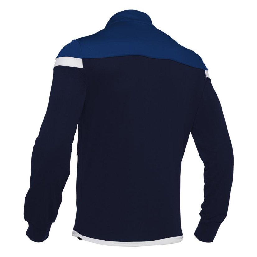 Sportovní mikina na zip Macron Sobek - Barva: Černá/červená, Velikost: 3XL