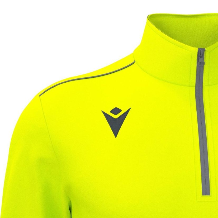 Triko Macron Havel 1/4 Zip - Barva: Neonově žlutá, Velikost: L