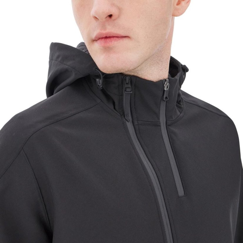 Bunda Macron Ath Icon Tomtor Softshell - Barva: Černá, Velikost: S