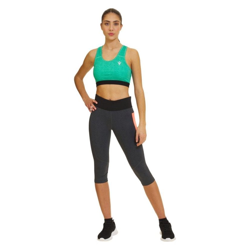 Kalhoty Macron Run SCD Cheryl Light Stretch 3/4 - Farba: Biela/čierna, Veľkosť: XS