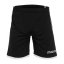 Fotbalové kraťasy Macron Algol - Barva: Černá/zelená, Velikost: 3XL