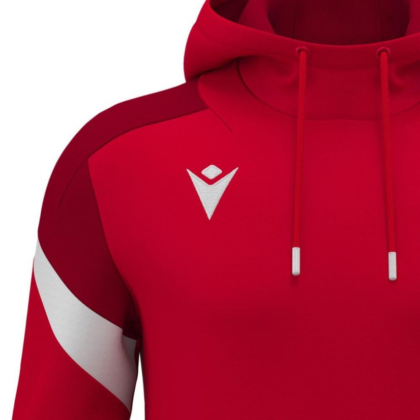 Sportovní mikina s kapucí Macron Alchemist - Barva: Lahvově zelená, Velikost: 3XL