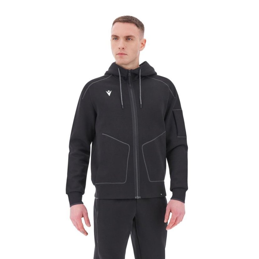 Mikina Macron Ath Icon Skiros - Barva: Černá, Velikost: M