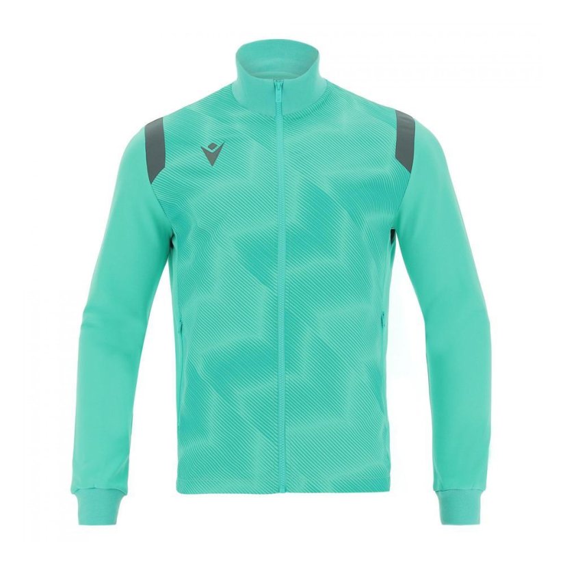 Sportovní mikina na zip Macron Bendis - Barva: Tyrkysová, Velikost: M