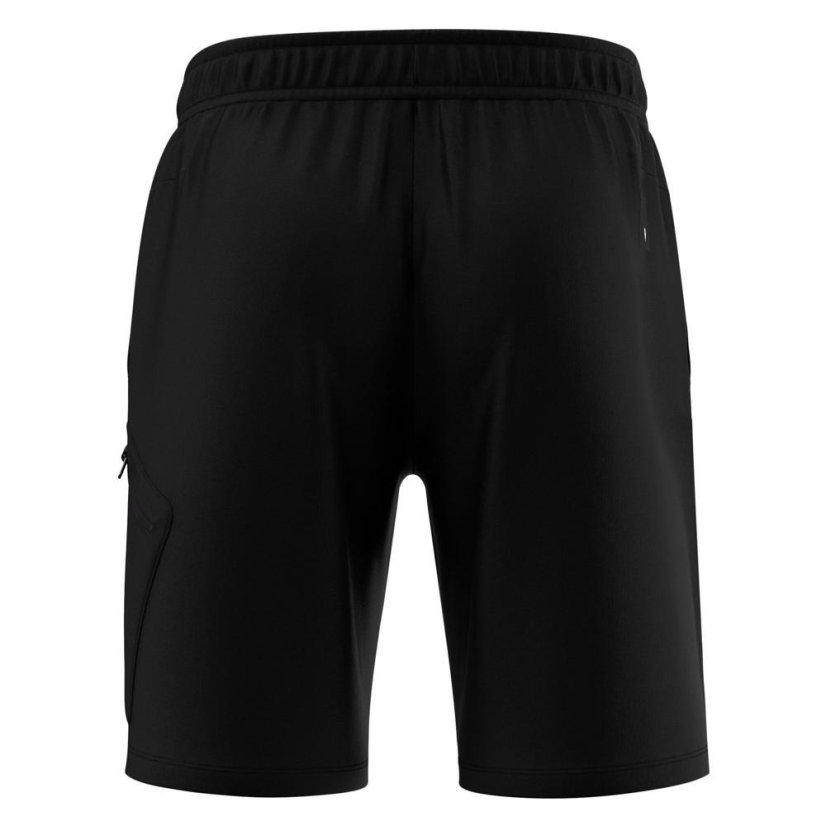 Sportovní kraťasy Macron Ath Icon Island - Barva: Černá, Velikost: 4XL