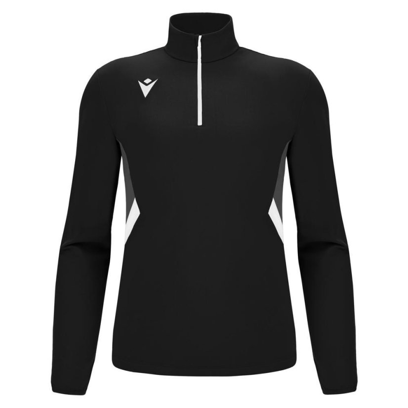Mikina Macron Piave 1/4 ZIP - Barva: Světle modrá, Velikost: M