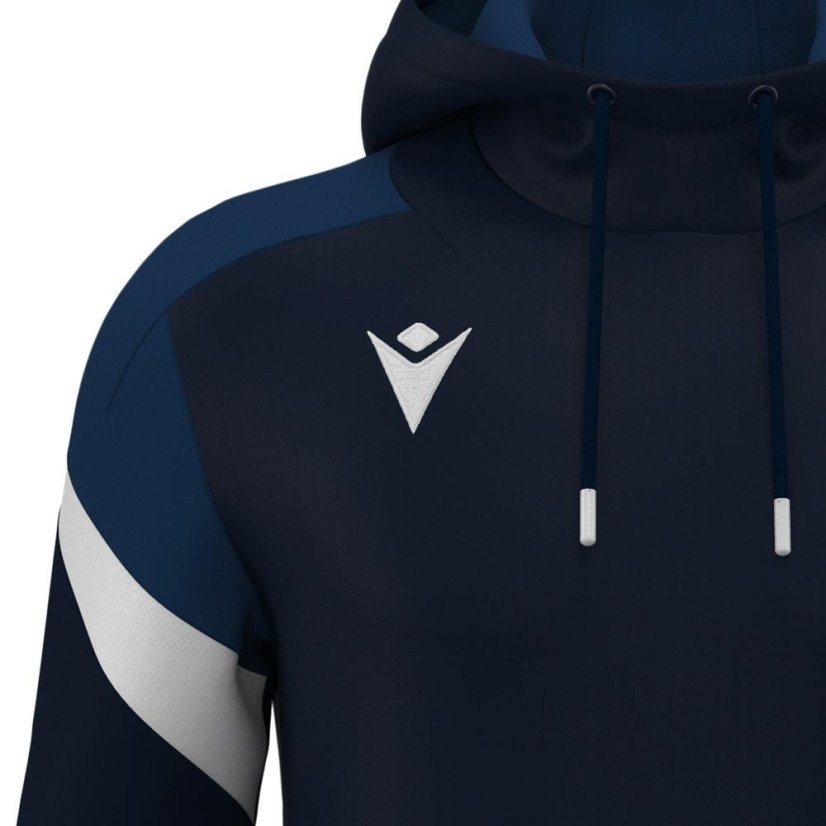 Sportovní mikina s kapucí Macron Alchemist - Barva: Lahvově zelená, Velikost: 3XL