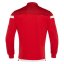 Sportovní mikina na zip Macron Sobek - Barva: Černá/červená, Velikost: 3XL