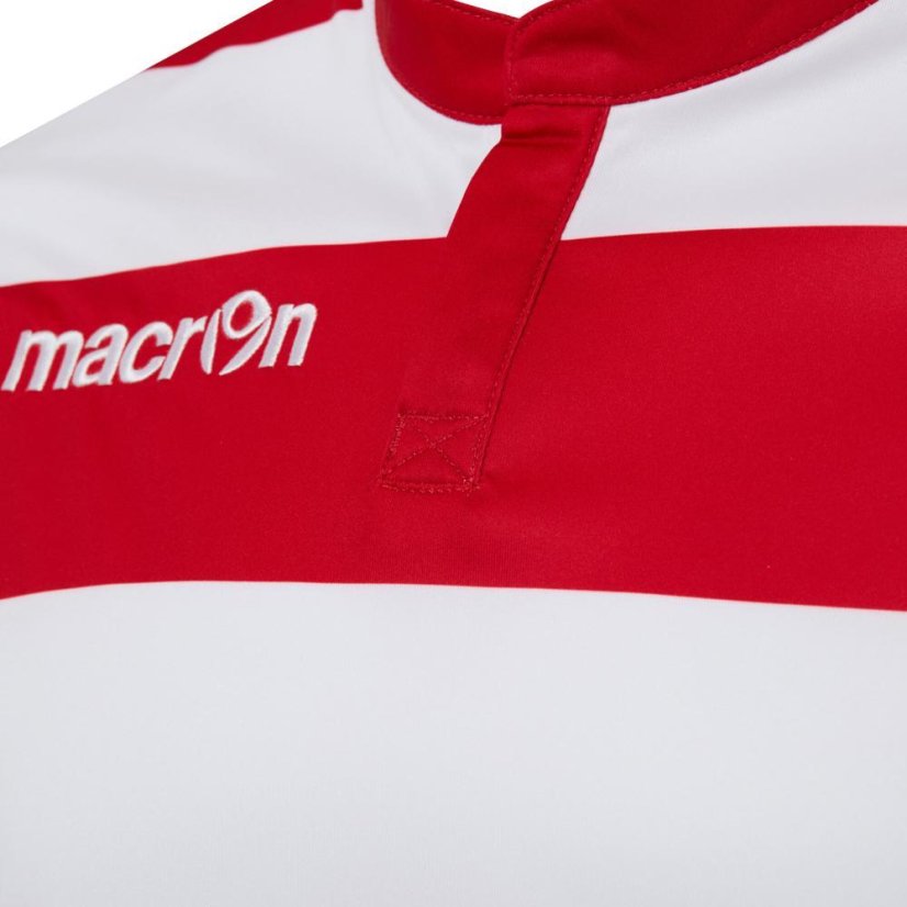 Zápasový dres s krátkým rukávem Macron Kepler - Barva: Královská modrá/bílá, Velikost: 3XL