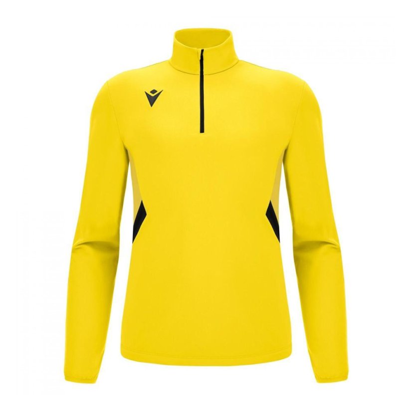 Mikina Macron Piave 1/4 ZIP - Barva: Světle modrá, Velikost: M