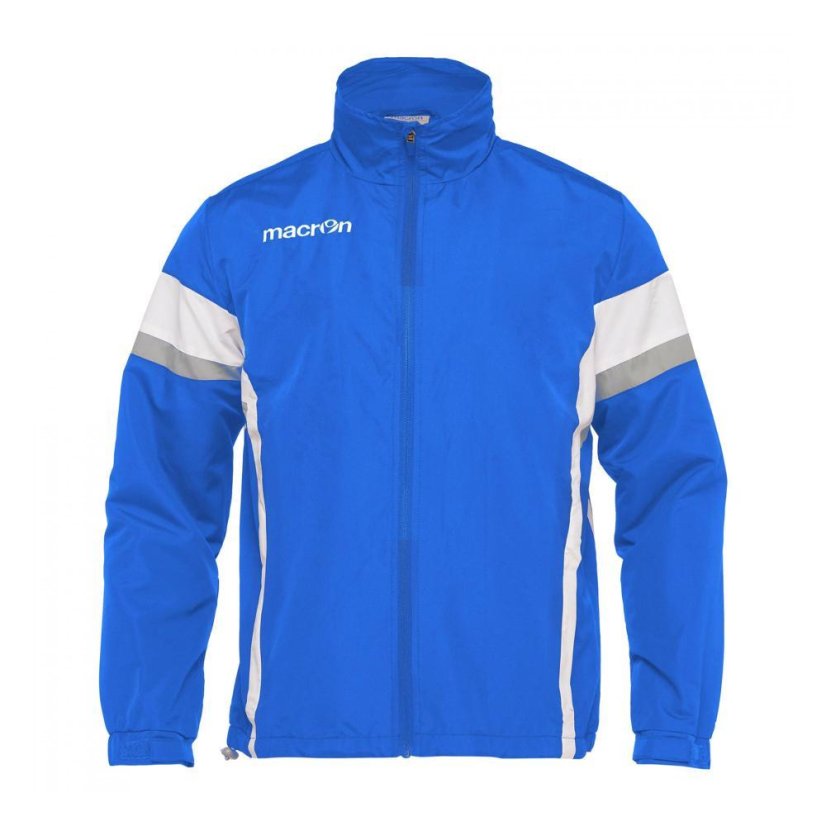Sportovní bunda s celopropínacím zipem Macron Worth - Barva: Královská modrá/bílá, Velikost: 3XL
