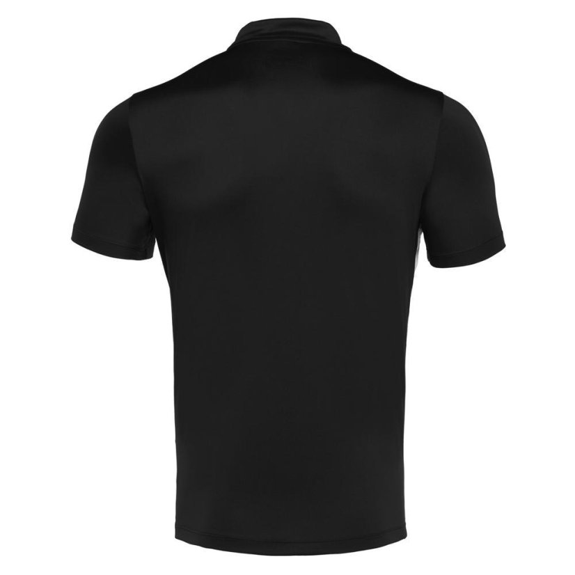 Polo tričko Macron Folk - Barva: Černá/červená, Velikost: 3XS