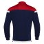 Sportovní mikina na zip Macron Sobek - Barva: Černá/červená, Velikost: 3XL