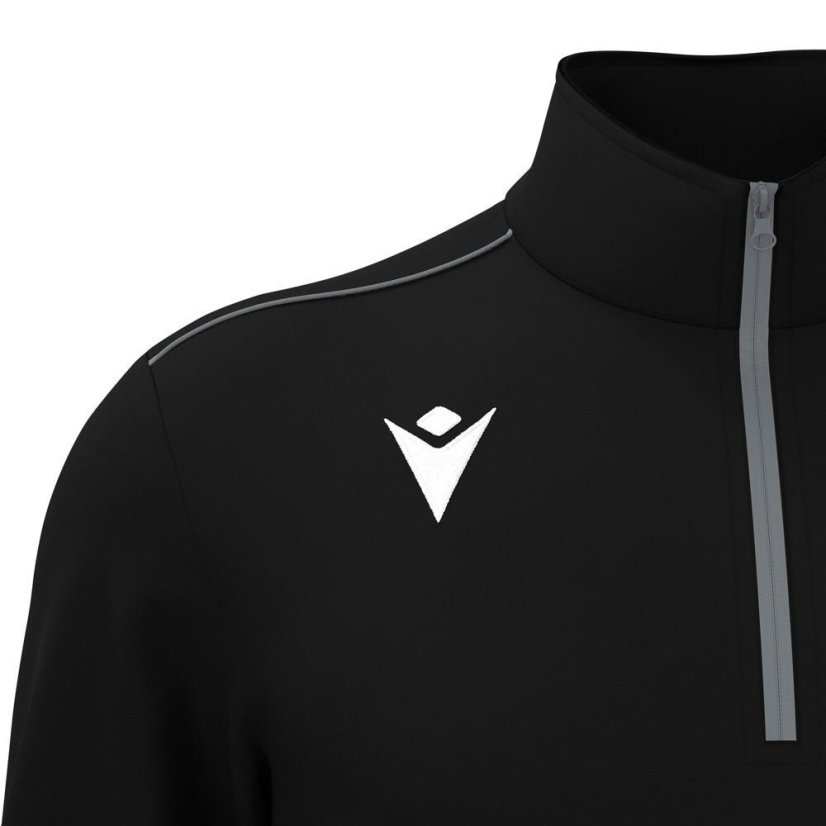 Triko Macron Havel 1/4 Zip - Barva: Červená, Velikost: 3XS