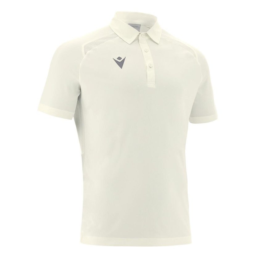 Polo tričko Macron Hutton SS - Farba: Biela, Veľkosť: M