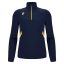 Mikina Macron Piave 1/4 ZIP - Barva: Světle modrá, Velikost: M