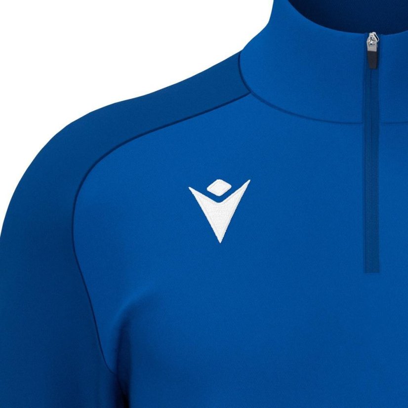 Top Macron Isen 1/4 Zip - Barva: Královská modrá, Velikost: S