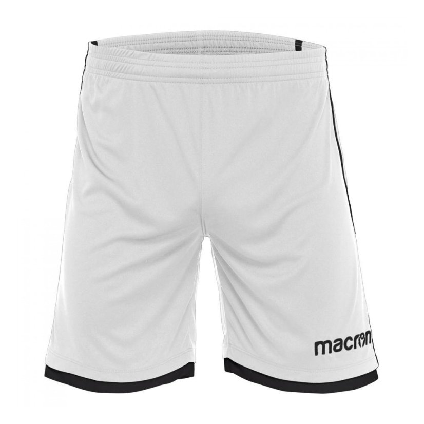 Fotbalové kraťasy Macron Algol - Barva: Černá/zelená, Velikost: 3XL