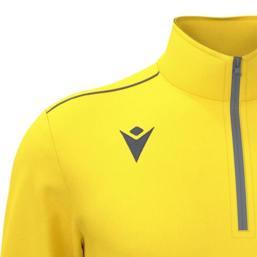 Triko Macron Havel 1/4 Zip - Barva: Červená, Velikost: 3XS