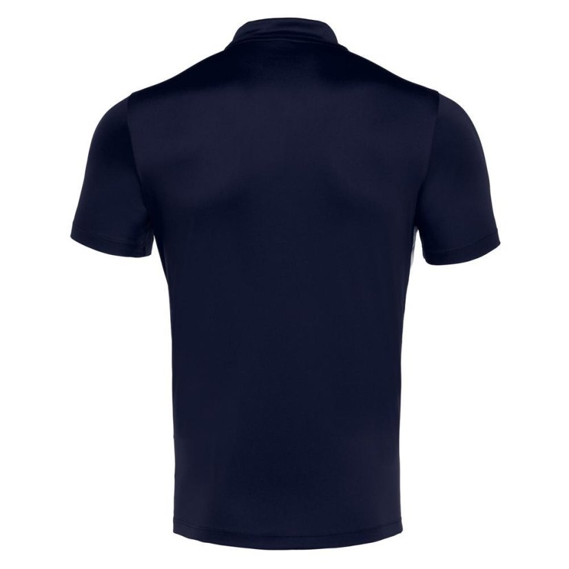 Polo tričko Macron Folk - Barva: Černá/červená, Velikost: 3XS