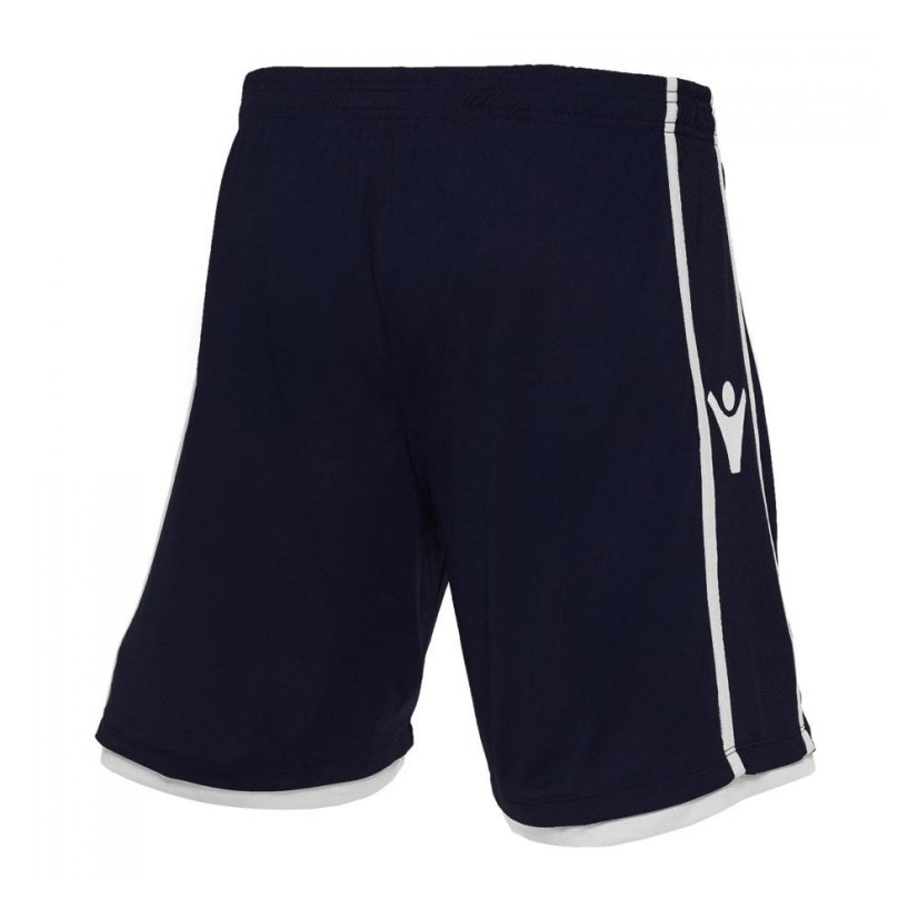 Fotbalové kraťasy Macron Algol - Barva: Černá/zelená, Velikost: 3XL