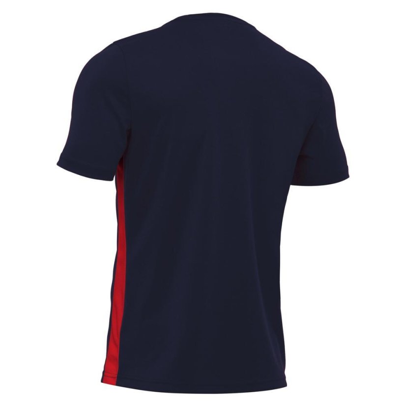 Dres Macron Sirius SS - Barva: Černá/červená, Velikost: 3XS