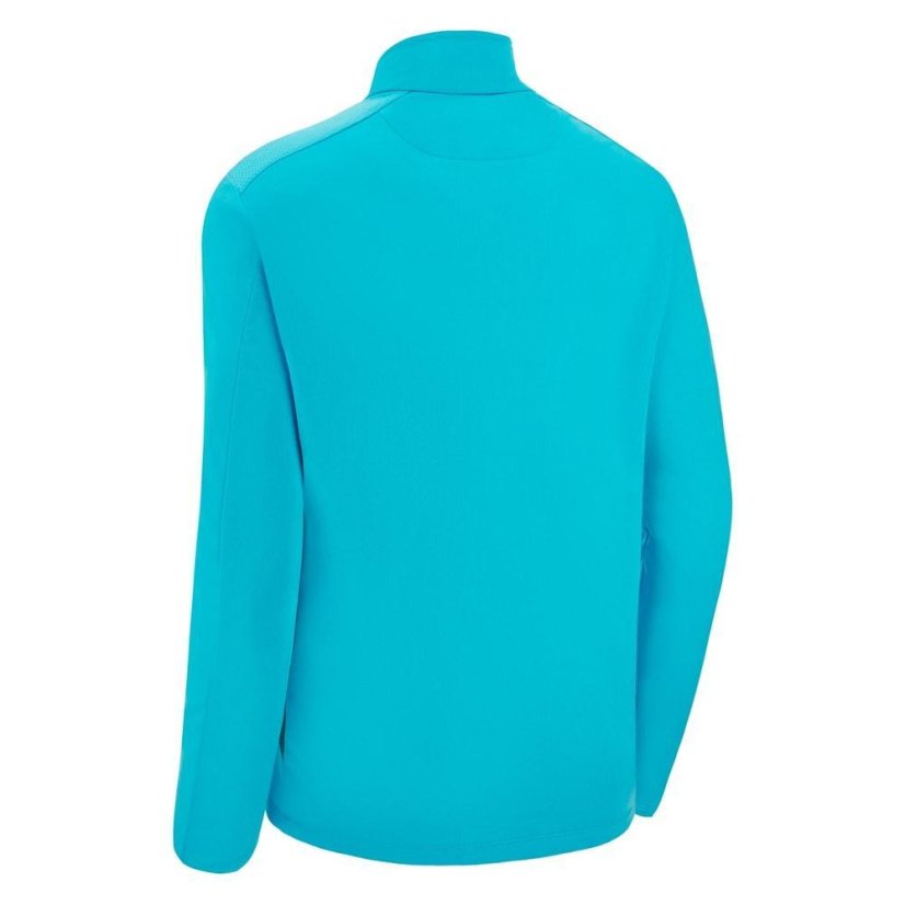 Mikina Macron Piave 1/4 ZIP - Barva: Světle modrá, Velikost: M