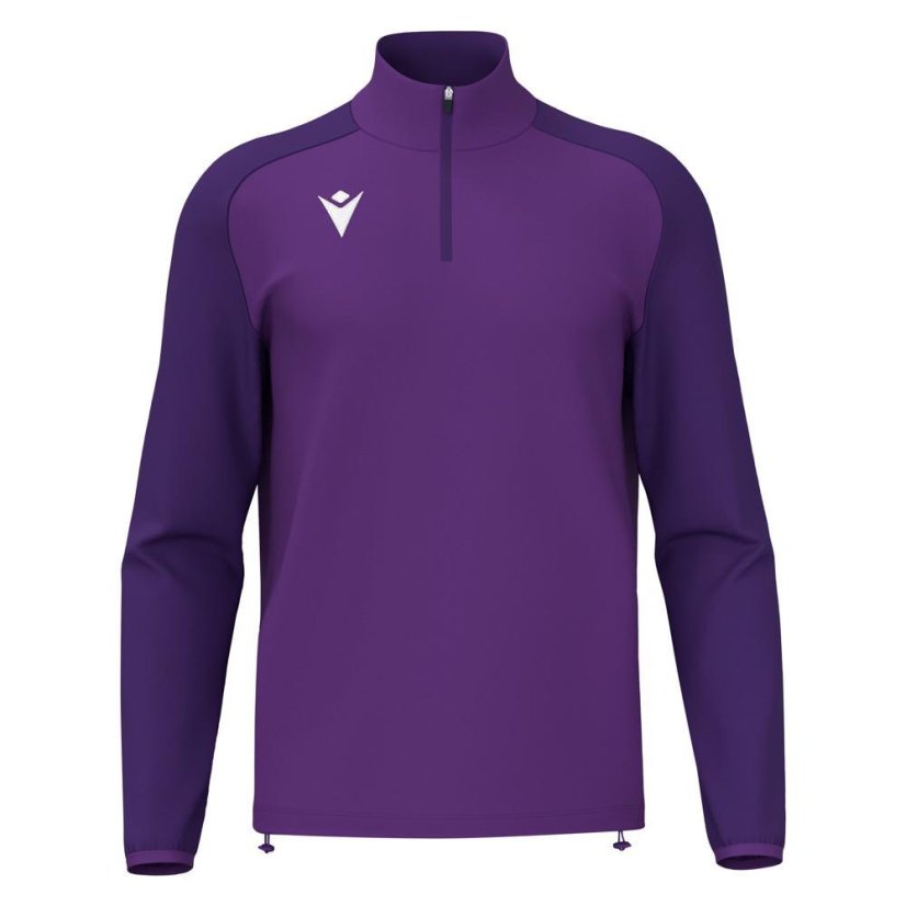 Top Macron Isen 1/4 Zip - Barva: Královská modrá, Velikost: S