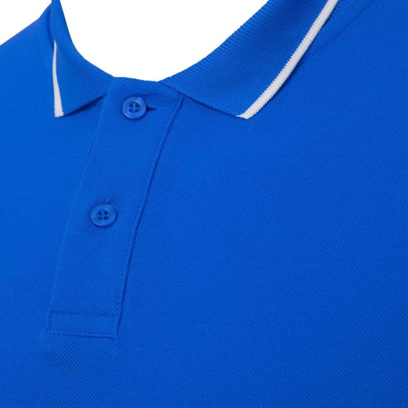 Tričko Macron Zouk Polo - Barva: Královská modrá, Velikost: 3XL