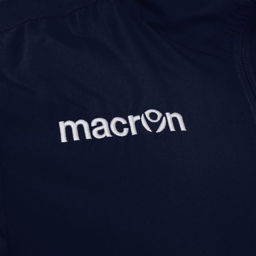Sportovní bunda s celopropínacím zipem Macron Worth - Barva: Královská modrá/bílá, Velikost: 3XL