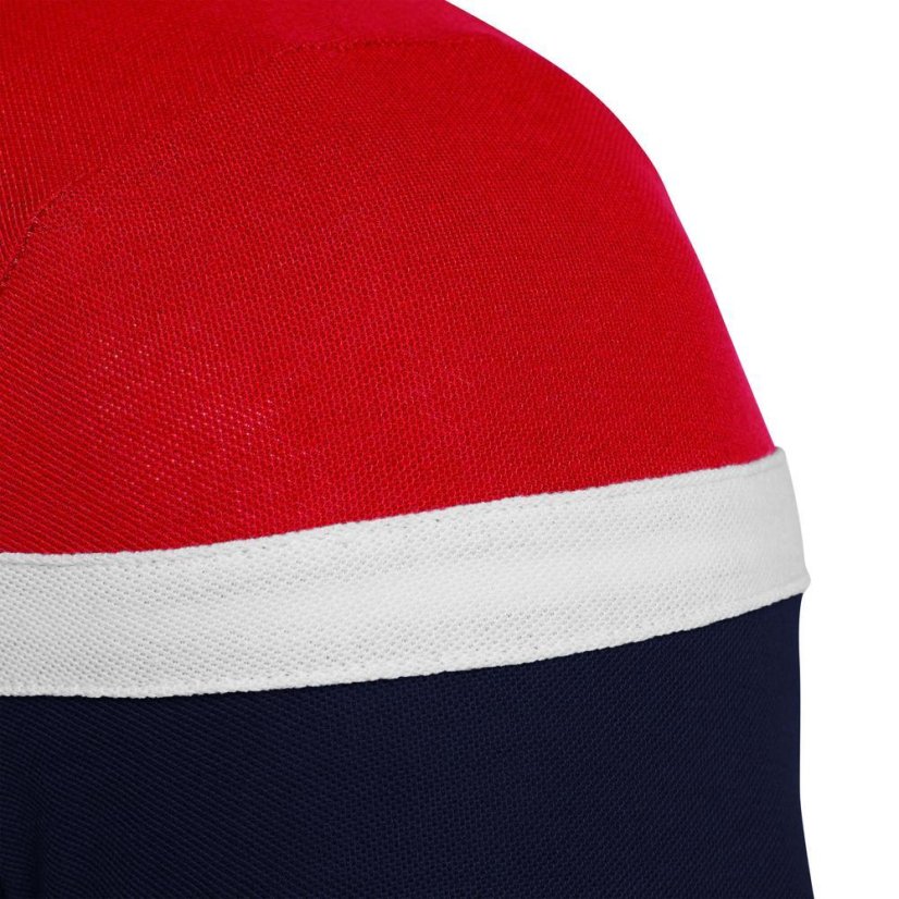 Sportovní polokošile Macron Shofar - Barva: Černá/červená, Velikost: 3XL