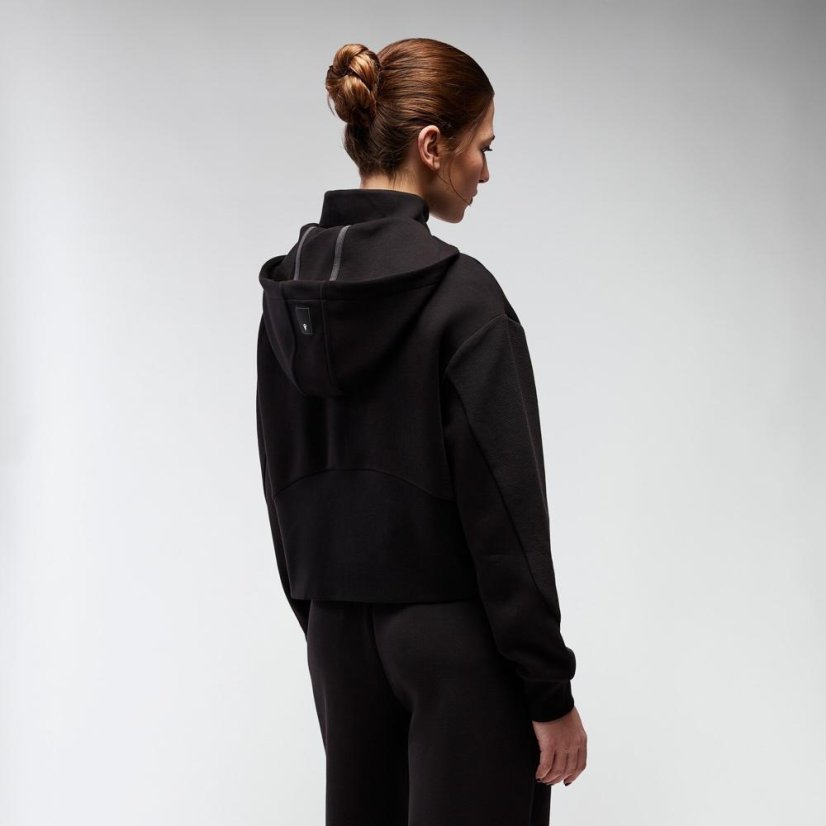 Sportovní oversize mikina s kapucí Macron Ath Icon Bloom - Farba: Armáda, Veľkosť: 3XL