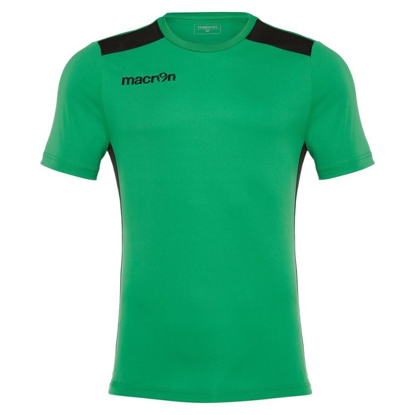 Dres Macron Sirius SS - Barva: Černá/červená, Velikost: 3XS