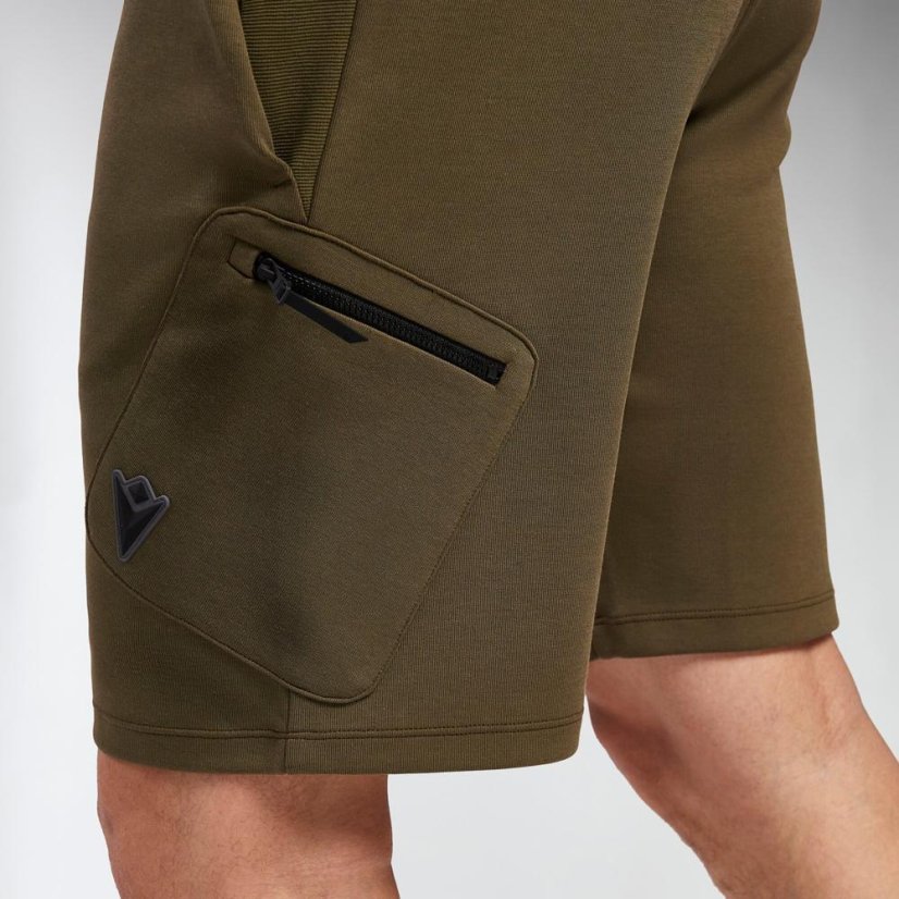 Sportovní kraťasy Macron Ath Icon Island - Barva: Černá, Velikost: 4XL