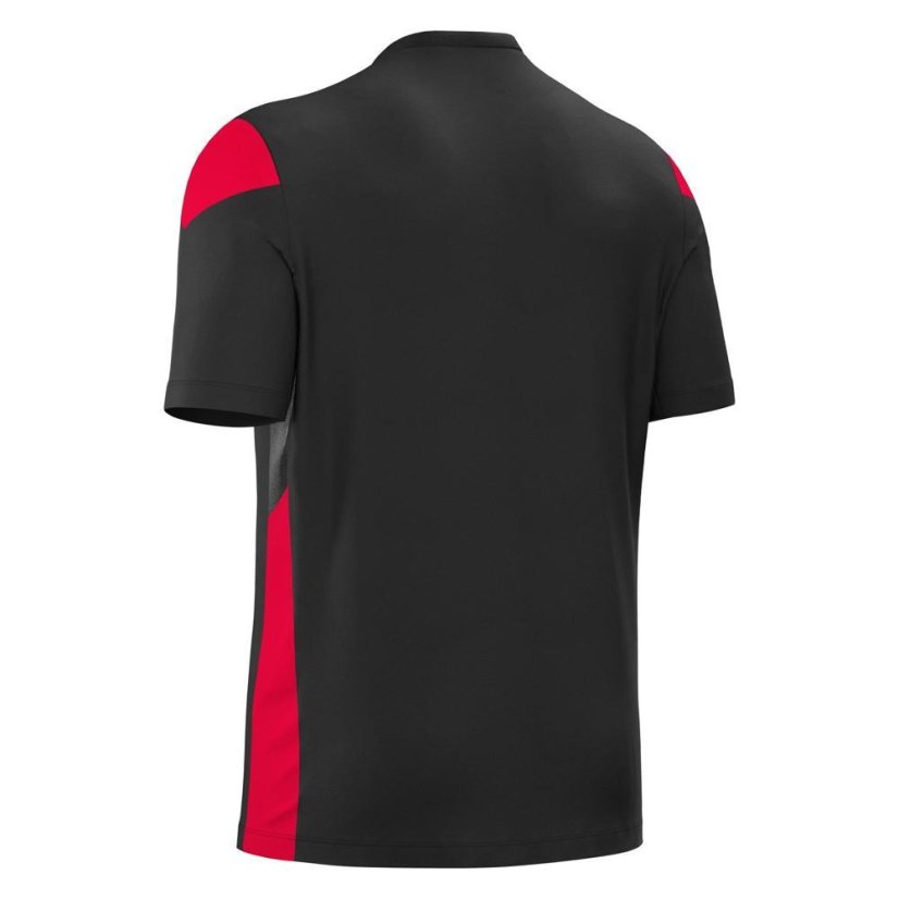 Dres Macron Polis - Barva: Černá/červená, Velikost: 3XL