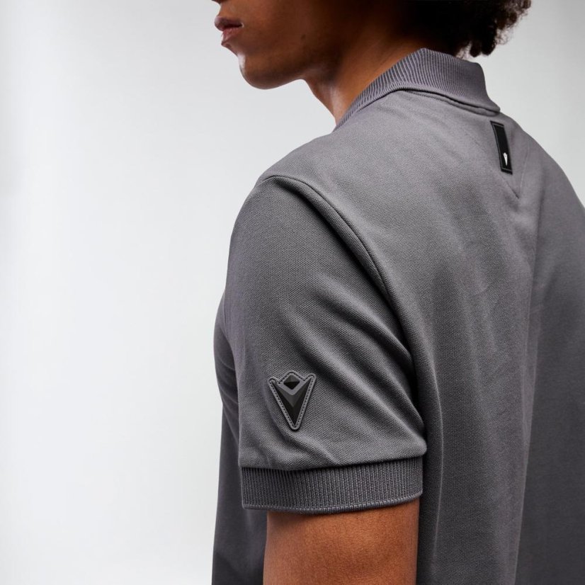 Sportovní polo tričko Macron Ath Icon Radiant - Barva: Bílá, Velikost: 3XL