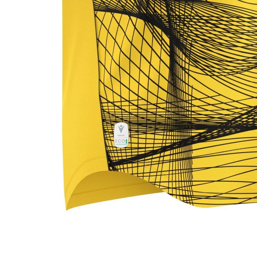 Dětský dres Macron Wyvern Eco - Barva: Žlutá/černá, Velikost: S