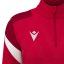 Sportovní top Macron Leona 1/4 Zip - Barva: Černá, Velikost: 3XL