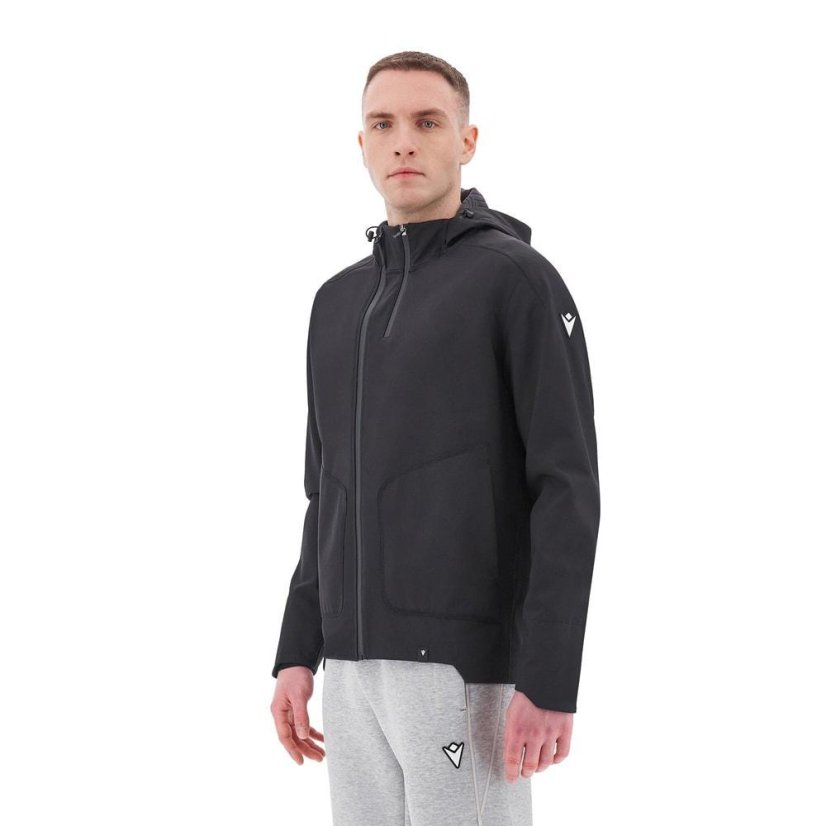 Bunda Macron Ath Icon Tomtor Softshell - Barva: Černá, Velikost: S