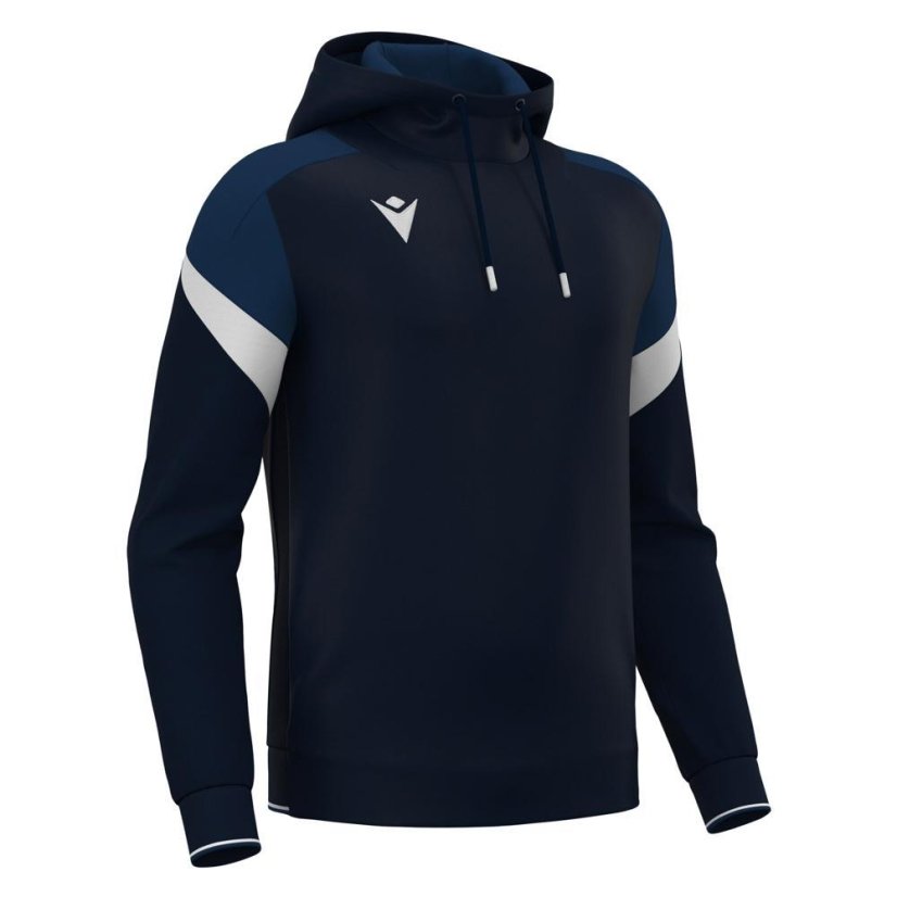 Sportovní mikina s kapucí Macron Alchemist - Barva: Lahvově zelená, Velikost: 3XL