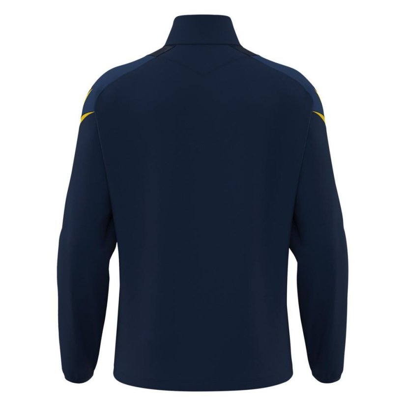 Sportovní top Macron Hollow 1/4 Zip - Barva: Černá/bílá, Velikost: L