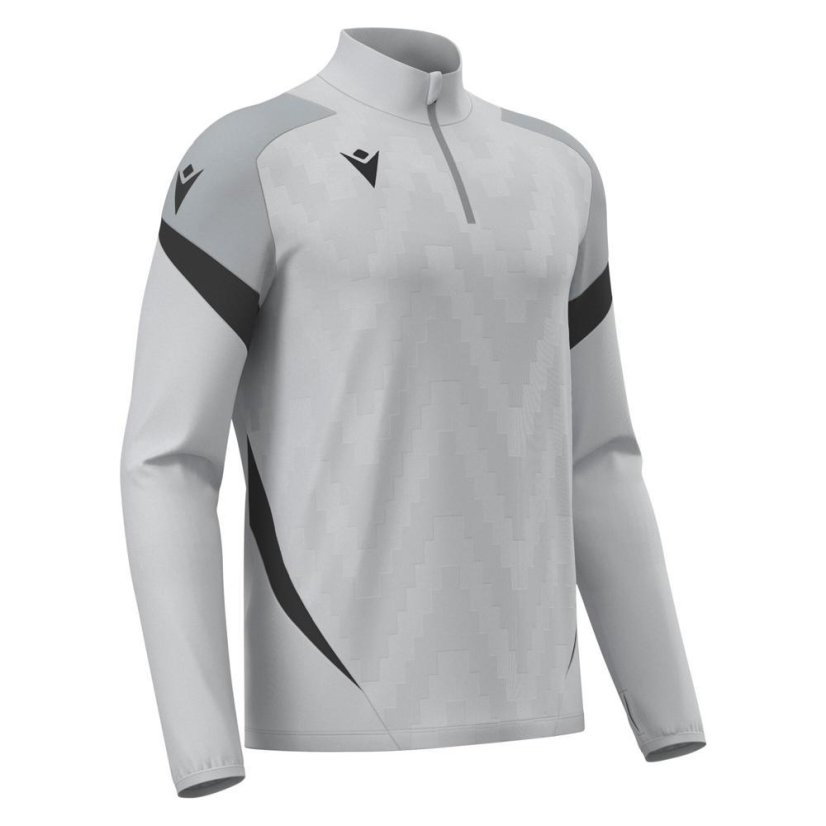 Sportovní top Macron Starfall 1/4 Zip - Farba: Čierna/biela, Veľkosť: 3XL