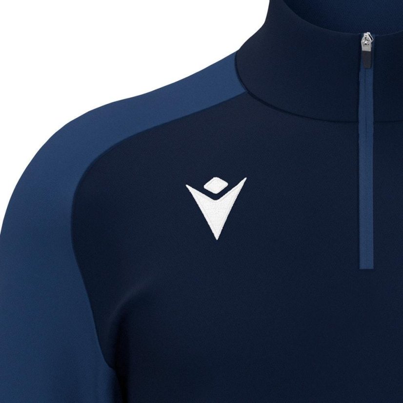 Top Macron Isen 1/4 Zip - Barva: Královská modrá, Velikost: S