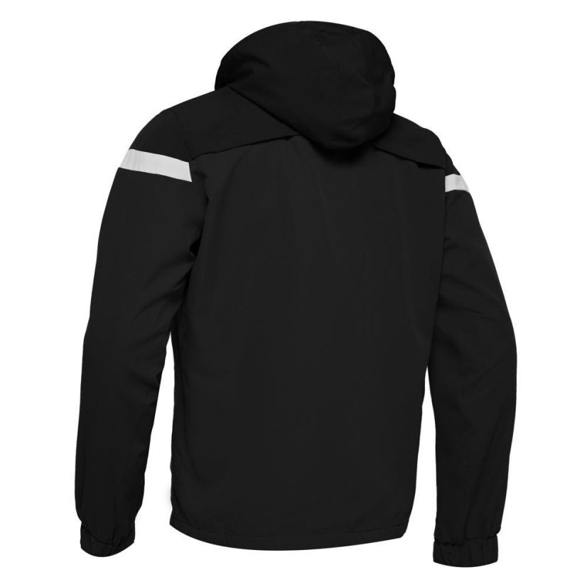 Nepromokavá sportovní bunda se zipem Macron Luzern - Barva: Černá, Velikost: 3XL