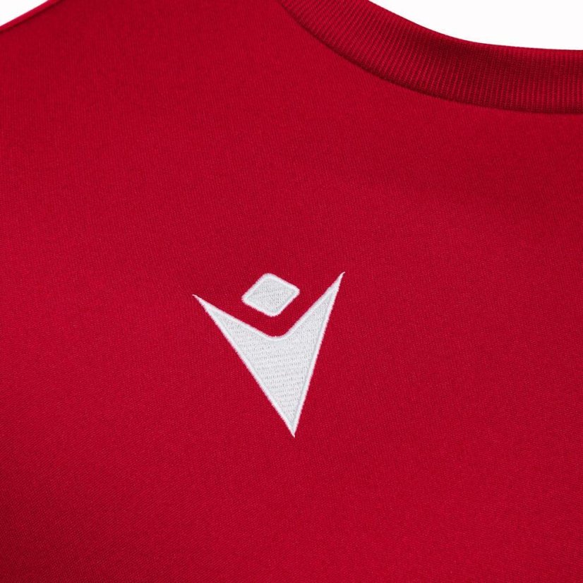 Dětský sportovní dres Macron Polis - Barva: Bílá/šedá, Velikost: 3XS