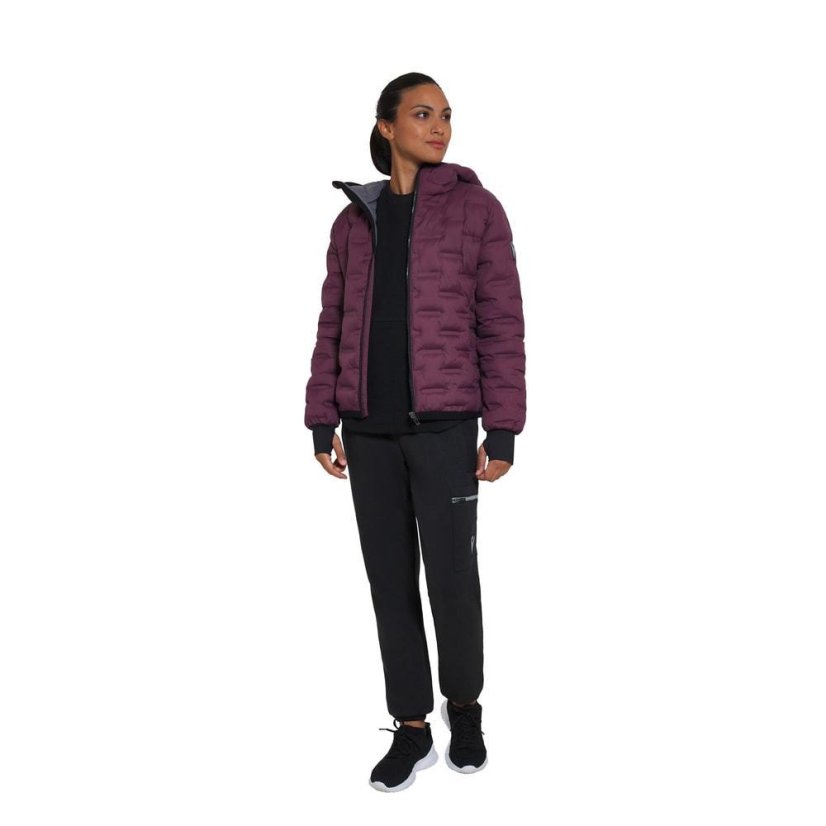 Bunda Macron Athleisure Fcc Cortina HD - Barva: Fialová, Velikost: XS