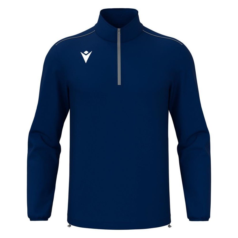 Triko Macron Havel 1/4 Zip - Barva: Červená, Velikost: 3XS