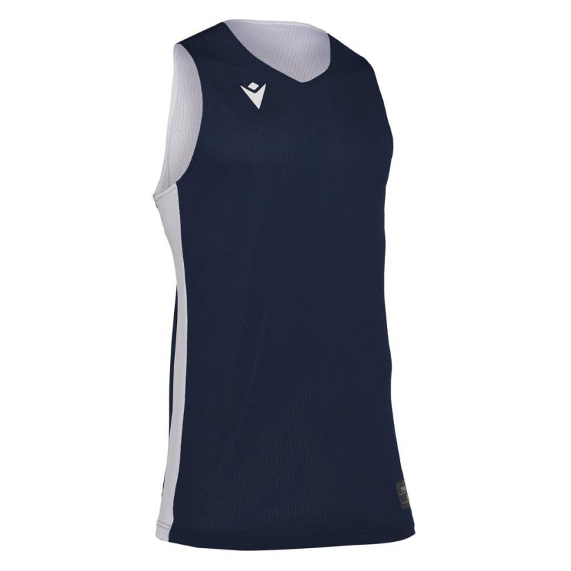 Sportovní dres bez rukávů Macron Propane Reversible - Barva: Černá/bílá, Velikost: 3XS