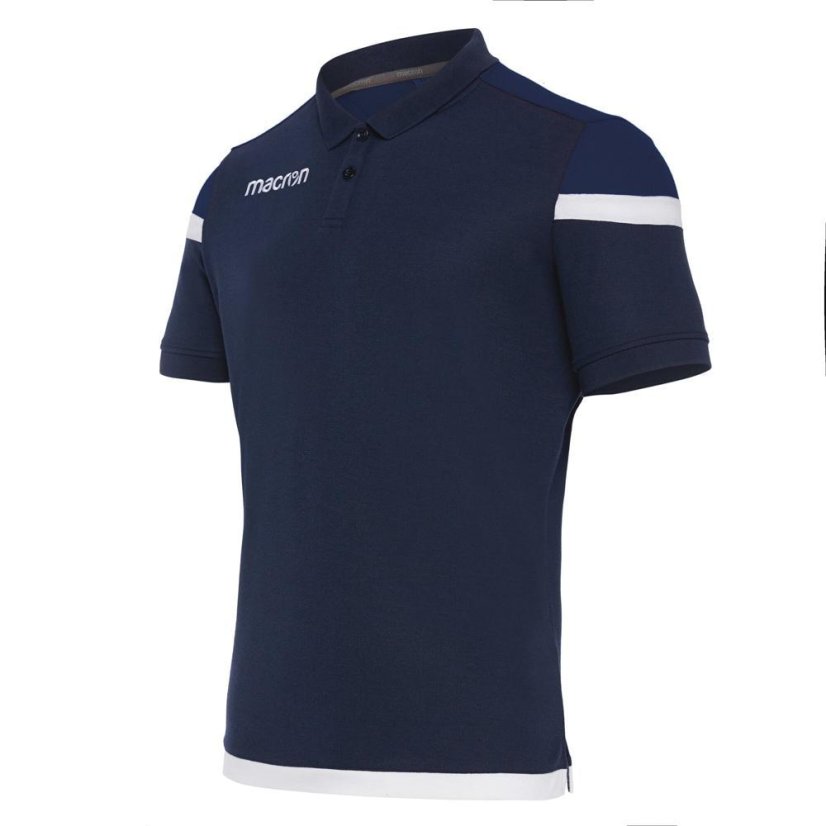 Sportovní polokošile Macron Shofar - Barva: Černá/červená, Velikost: 3XL